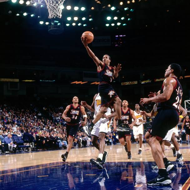 Philadelphia 76ers vs Golden State Warriors, 1998 (Nba/Getty Images)